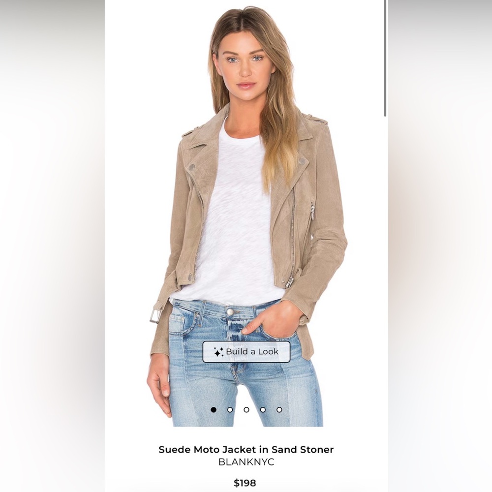 Like New! Taupe BLANKNYC Moto jacket - XS
